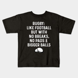 Rugby Like Football But... Kids T-Shirt